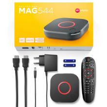 MAG 544 Mag Box 544 Infomir 4K Linux UK Plug