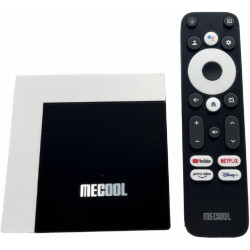 MECOOL KM7 Plus Google TV Box Android 11 Netflix Prime Chromecast 4K HDR WiFi