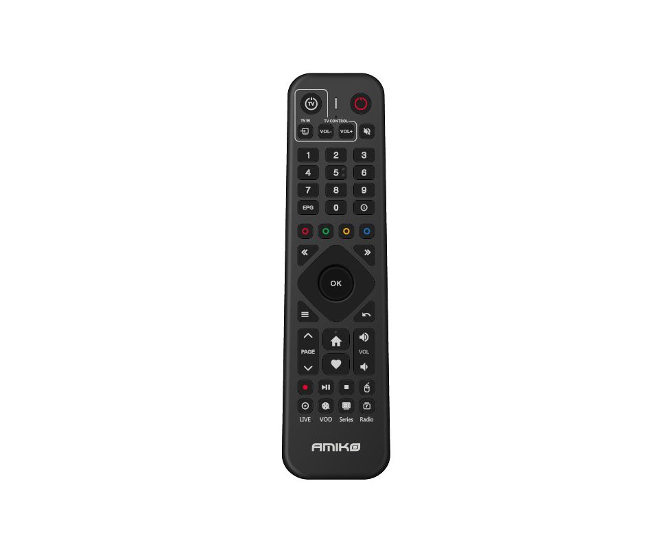 Amiko Remote Control Android A6 A9 BLU RED A6N A6N MAX A9 A9 REPLACEMENT remote